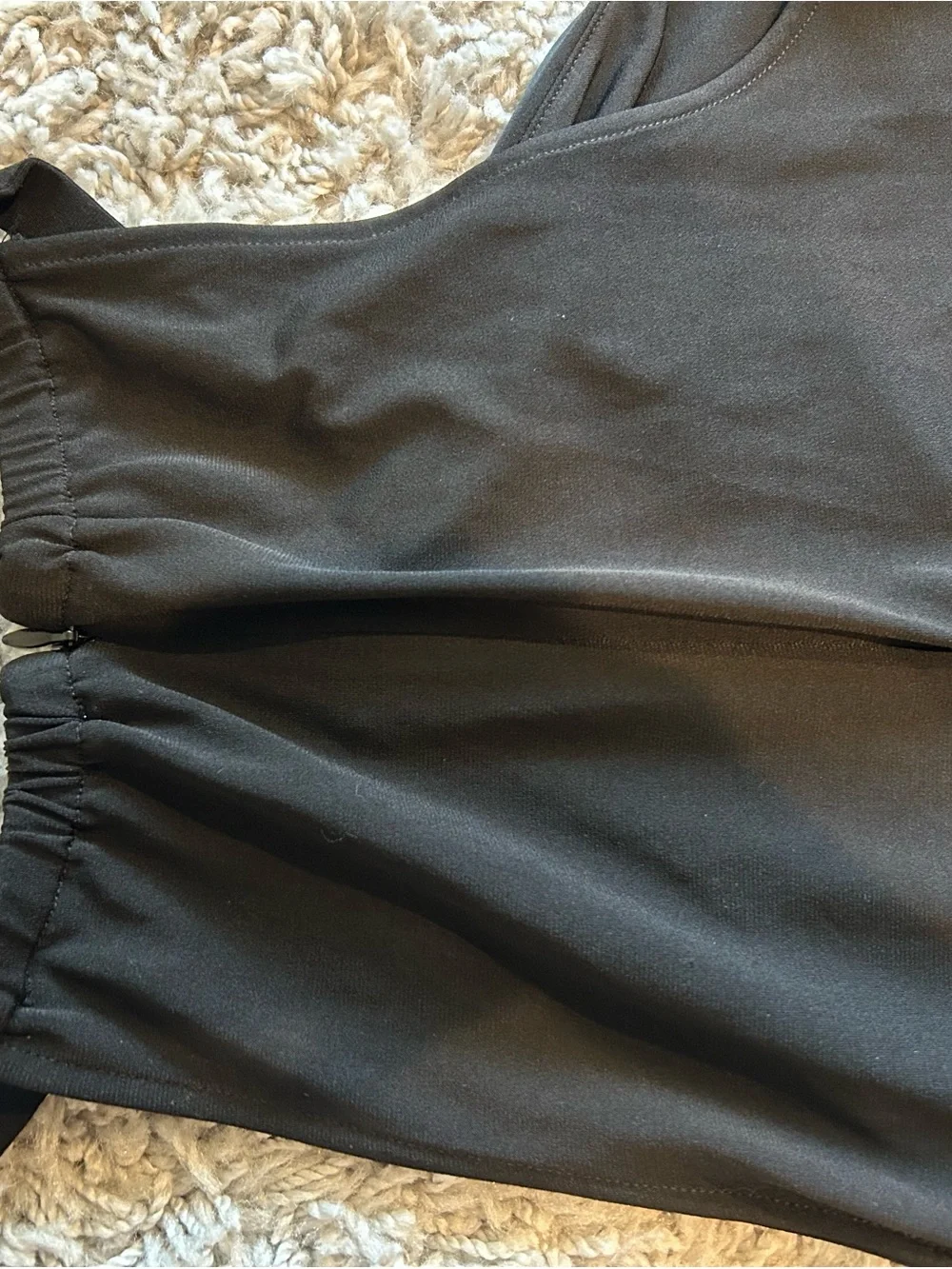 Michael Kors Black Halter Camisole with Gold Collar